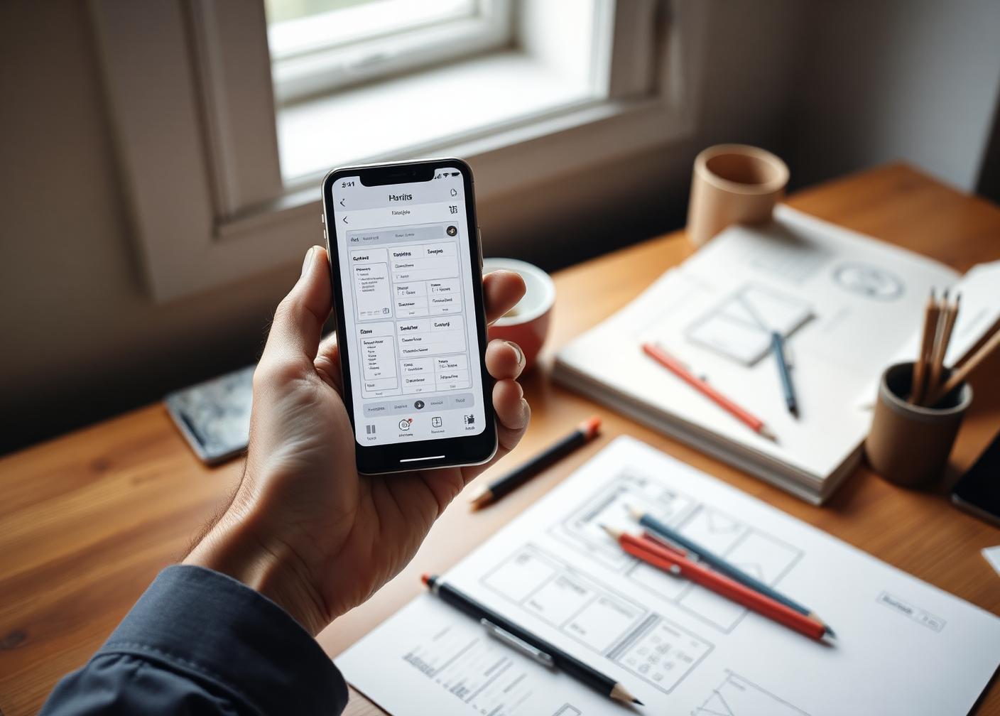 Étudiants HETIC en travail sur le champ Mobile et applications